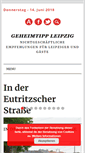 Mobile Screenshot of geheimtipp-leipzig.de